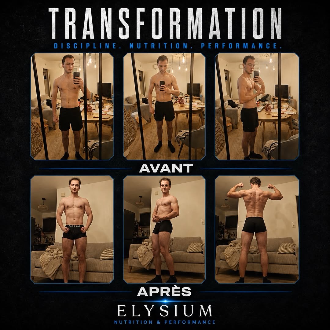 Avant / après, de 74,4 à 90 kg